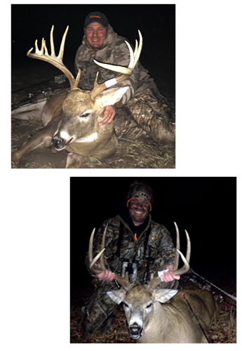 Hunters With Deers